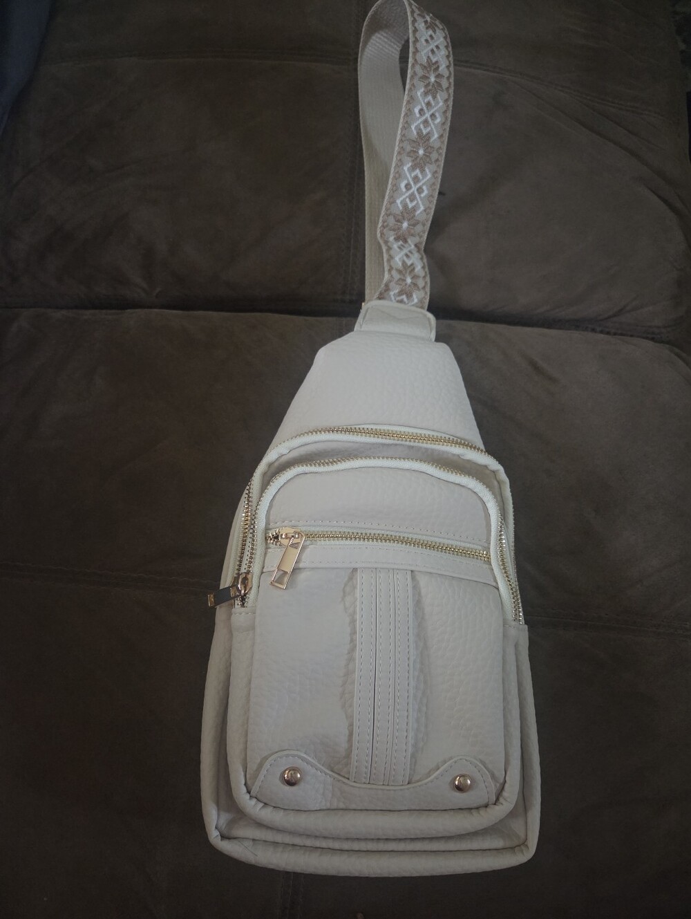 Crossbody Beige Bag - Brand New! - Picture 9 of 9